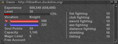 Signature for player Owen